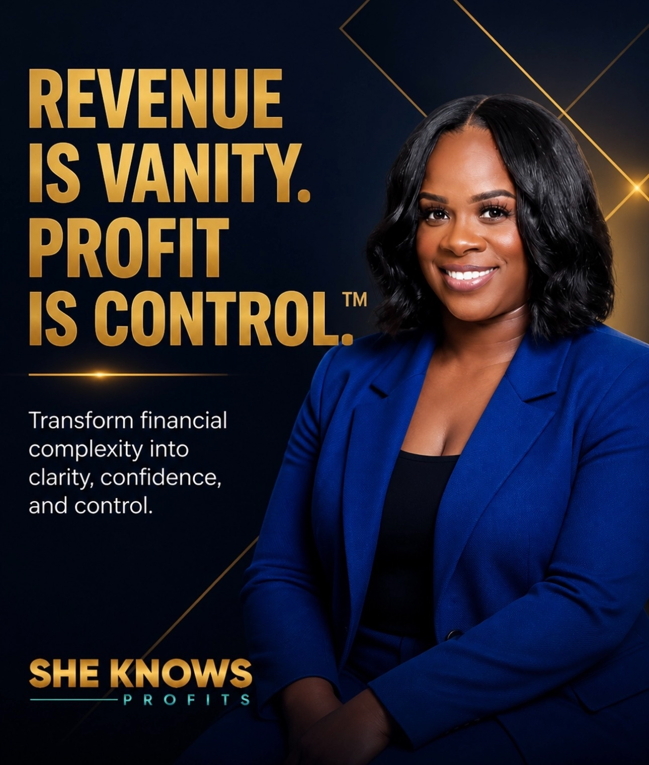 Revenue is Vanity. Profit is Control. — Erika Jones