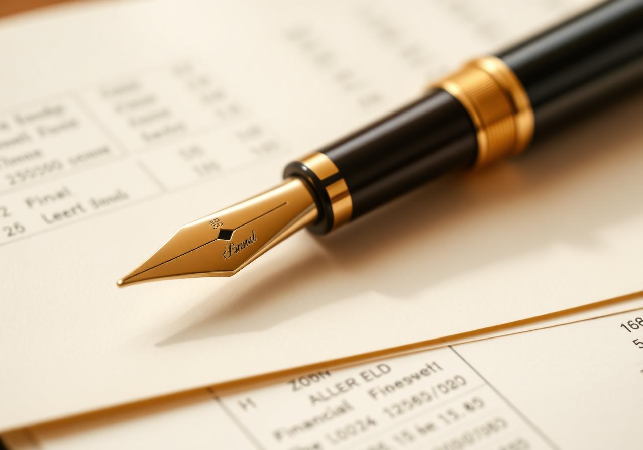 Premium fractional CFO financial planning desk